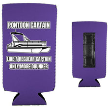 Load image into Gallery viewer, Pontoon Captain Magnetic Slim Can Coolie