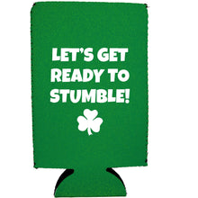 Load image into Gallery viewer, Let's Get Ready to Stumble 16 oz. Can Coolie