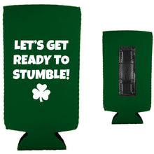 Load image into Gallery viewer, Let's Get Ready to Stumble Magnetic Slim Can Coolie