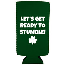 Load image into Gallery viewer, Let's Get Ready to Stumble Slim Can Coolie