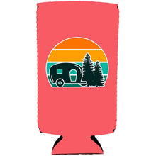 Load image into Gallery viewer, Retro Camper Magnetic Slim Can Coolie
