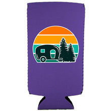 Load image into Gallery viewer, Retro Camper Magnetic Slim Can Coolie
