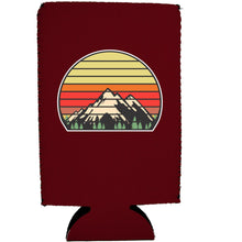 Load image into Gallery viewer, Retro Mountains 16 oz. Can Coolie