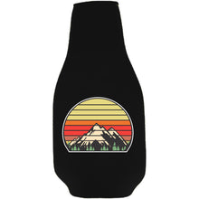 Load image into Gallery viewer, Retro Mountains Beer Bottle Coolie