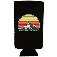 Load image into Gallery viewer, Retro Mountains Slim Can Coolie