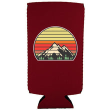 Load image into Gallery viewer, Retro Mountains Slim Can Coolie