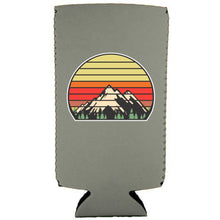 Load image into Gallery viewer, Retro Mountains Slim Can Coolie
