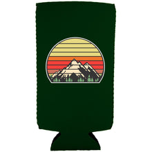 Load image into Gallery viewer, Retro Mountains Slim Can Coolie