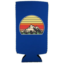 Load image into Gallery viewer, Retro Mountains Slim Can Coolie