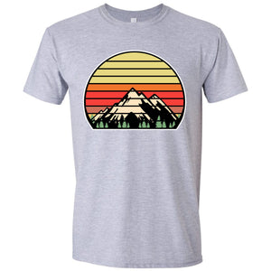 Retro Mountains Graphic T Shirt