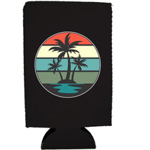 Load image into Gallery viewer, Retro Palm Trees 16 oz. Can Coolie