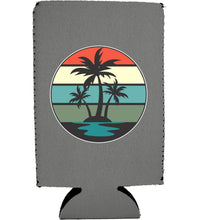 Load image into Gallery viewer, Retro Palm Trees 16 oz. Can Coolie