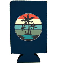 Load image into Gallery viewer, Retro Palm Trees 16 oz. Can Coolie