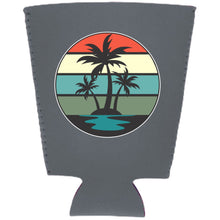 Load image into Gallery viewer, Retro Palm Trees Pint Glass Coolie