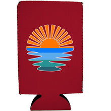 Load image into Gallery viewer, Retro Sunset 16 oz. Can Coolie