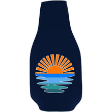 Load image into Gallery viewer, Retro Sunset Beer Bottle Coolie