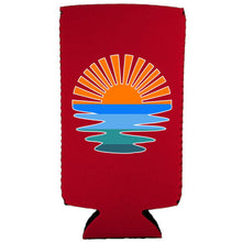 Load image into Gallery viewer, Retro Sunset Slim Can Coolie