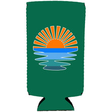 Load image into Gallery viewer, Retro Sunset Slim Can Coolie