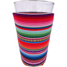 Load image into Gallery viewer, serape pattern koozie with multi-color design