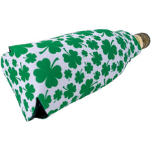 Load image into Gallery viewer, Shamrock Pattern Zipper Bottle Coolie