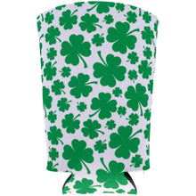 Load image into Gallery viewer, Shamrock Pattern Pint Glass Coolie