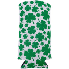 Load image into Gallery viewer, Shamrock Pattern Slim 12oz Can Coolie