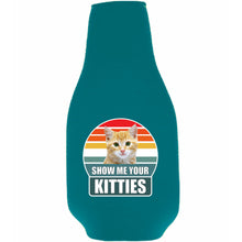 Load image into Gallery viewer, Show Me Your Kitties Beer Bottle Coolie