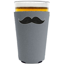 Load image into Gallery viewer, Thick Mustache Pint Glass Coolie