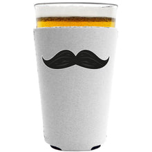 Load image into Gallery viewer, Thick Mustache Pint Glass Coolie