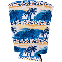 Load image into Gallery viewer, Waves Beach Tropical Pattern Pint Glass Coolie
