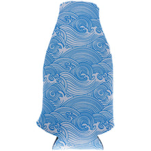 Load image into Gallery viewer, Waves Zipper Bottle Coolie