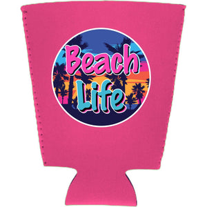 Beach Life Pint Glass Coolie