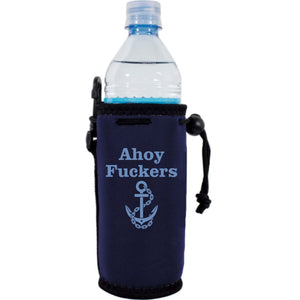 Ahoy Fuckers Water Bottle Coolie