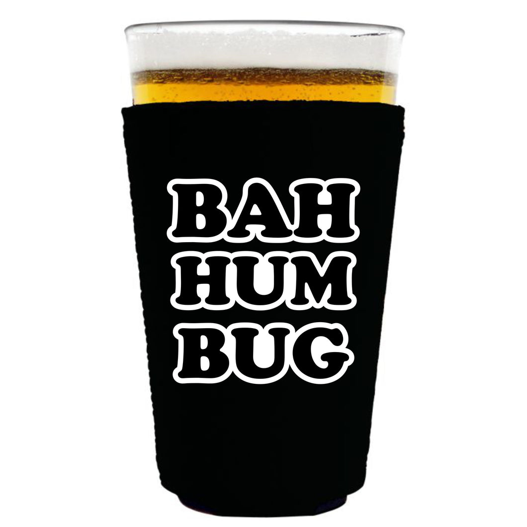 BAH HUM BUG Pint Glass Coolie