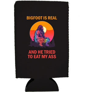 Bigfoot is Real 16 oz. Can Coolie