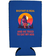 Load image into Gallery viewer, Bigfoot is Real 16 oz. Can Coolie
