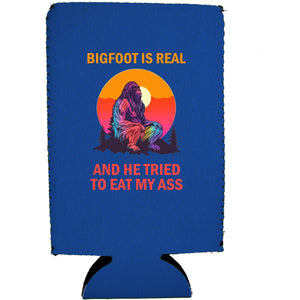 Bigfoot is Real 16 oz. Can Coolie