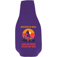 Load image into Gallery viewer, Bigfoot is Real Beer Bottle Coolie
