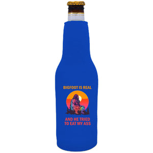 Bigfoot is Real Beer Bottle Coolie
