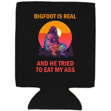 Load image into Gallery viewer, Bigfoot is Real Magnetic Can Coolie
