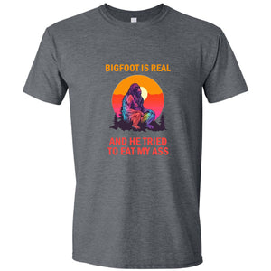 Bigfoot is Real Funny T Shirt