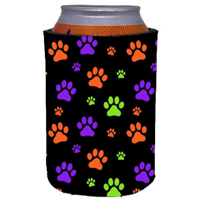 Dog Paws Pattern Can Coolie