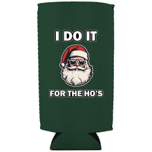 Load image into Gallery viewer, I Do It For The Ho&#39;s Santa 24oz Can Coolie
