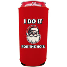 Load image into Gallery viewer, I Do It For The Ho&#39;s Santa 24oz Can Coolie
