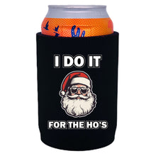 Load image into Gallery viewer, I Do It For The Ho&#39;s Santa Full Bottom Can Coolie
