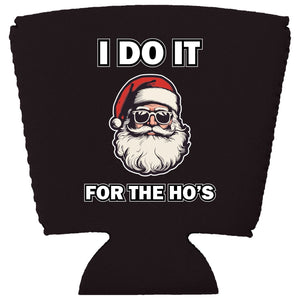 I Do It For The Ho's Santa Party Cup Coolie