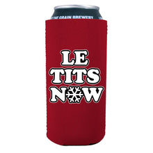 Load image into Gallery viewer, Le Tits Now (Let It Snow) 16 oz. Can Coolie
