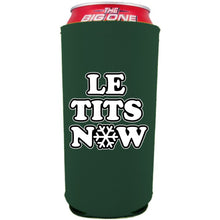 Load image into Gallery viewer, Le Tits Now (Let It Snow) 24oz Can Coolie
