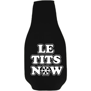 Le Tits Now (Let It Snow) Beer Bottle Coolie