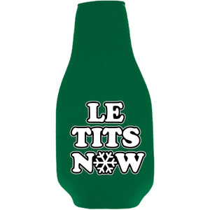 Le Tits Now (Let It Snow) Beer Bottle Coolie